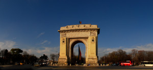 Bucuresti_Arcul de Triumf panorama